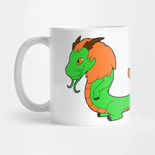 Green Chinese Dragon Mug